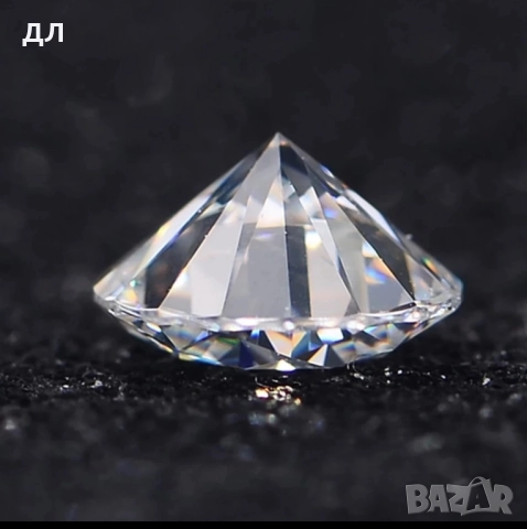 Диамант мойсанит, 12 карата, 15 мм., снимка 3 - Други - 52933619