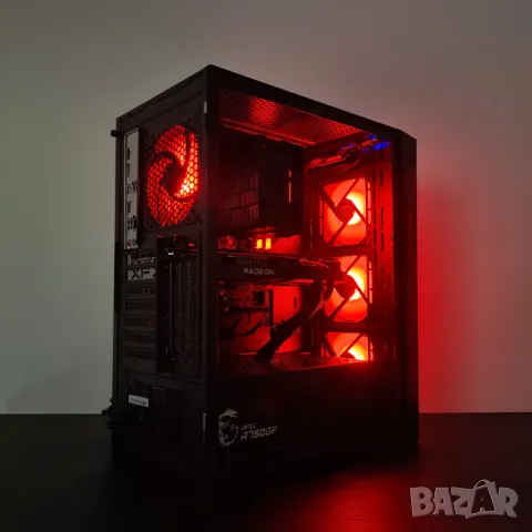 Геймърски компютър! RX 6700 , Ryzen 5 5600 ,16GB RAM/Нов+Гаранция!, снимка 4 - Геймърски - 47008120