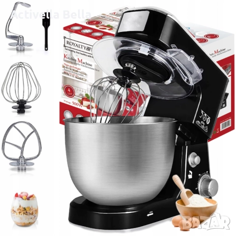 Планетарен кухненски миксер Royalty Line RL-PKM-700.472.2S, снимка 6 - Миксери - 52891194