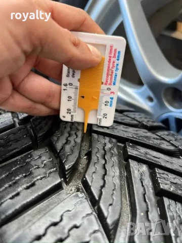 5х112 16 Цола Джанти с Гуми VW Golf Caddy Passat Touran ET 43 J 7, снимка 3 - Аксесоари и консумативи - 52405921