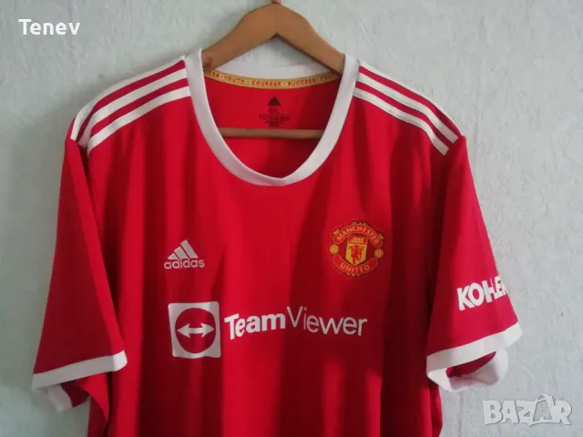 Manchester United Adidas 4XL 2021/2022 оригинална тениска фланелка Манчестър Юнайтед , снимка 4 - Тениски - 49334227