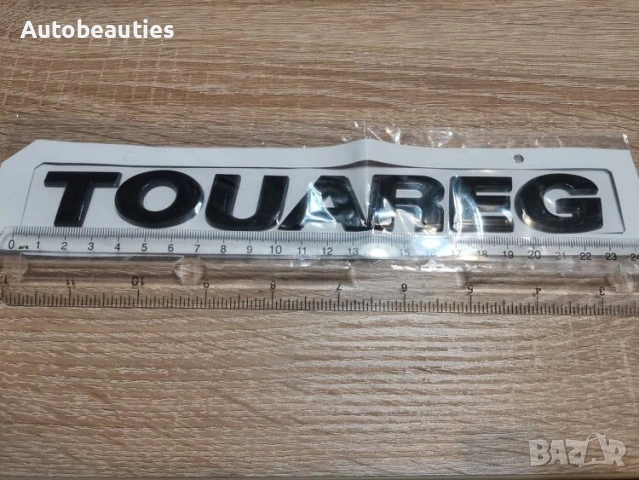 Volkswagen Touareg черна емблема стар шрифт