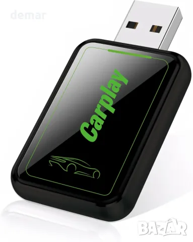 Безжичен Carplay адаптер, Съвместим с 99% от автомобили от 2016 г. и по-нови