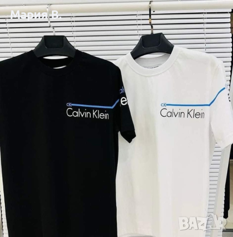 Мъжка тениска Calvin Klein, снимка 1 - Тениски - 44970492