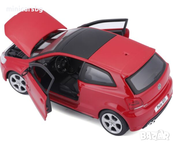 Метални колички: VW Polo GTI Mk5 - Bburago, снимка 5 - Колекции - 44942996