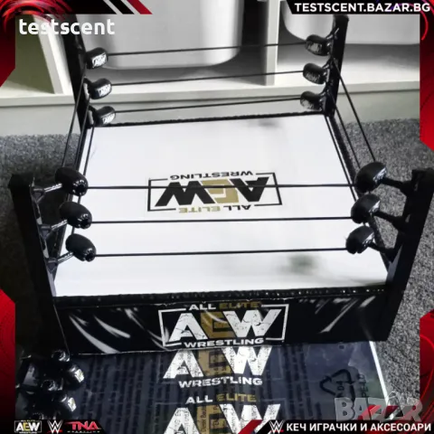 Ринг за играчки AEW All Elite Wrestling Jazwares Wrestling ring кеч игра, снимка 1 - Други игри - 48170757