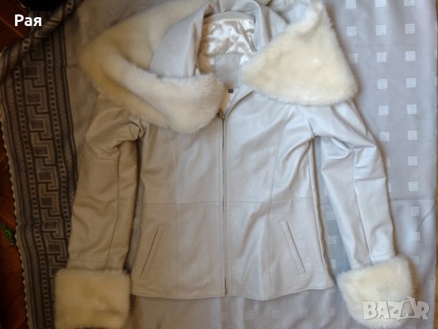 Елегантно кожено яке, снимка 2 - Якета - 50672679