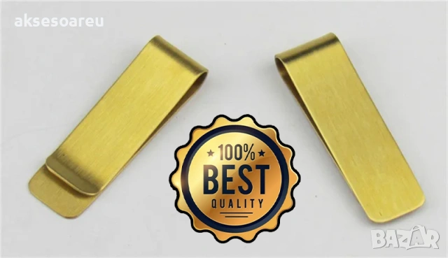 2 бр. Метална щипка за пари от неръждаема стомана портфейл за евро долари за лична дебитна карта, снимка 4 - Нумизматика и бонистика - 53929765