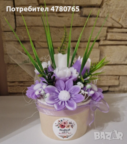 Ароматни сапунени цветя , снимка 10 - Декорация за дома - 54010594