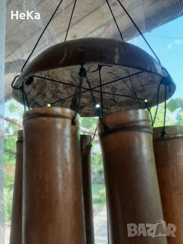 вятърен звънец- бамбук/кокос , снимка 2 - Декорация за дома - 45715854