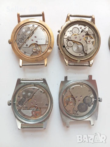 Ръчни часовници Пилот Poljot за ремонт или части от 80-те години, снимка 4 - Мъжки - 51326221