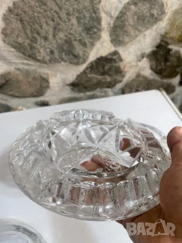 4 бр.тежки ,кристални пепелници , снимка 5 - Други - 51205640