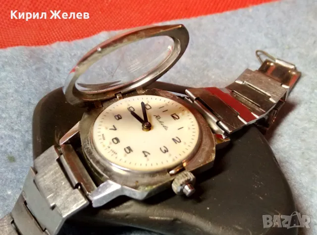 РАКЕТА За СЛЕПИ Стар РЯДЪК РУСКИ ЧАСОВНИК RAKETA MADE in USSR ФУНКЦИОНИРАЩ НЕРЪЖДАЕМА ВЕРИЖКА 33262, снимка 2 - Антикварни и старинни предмети - 48289262