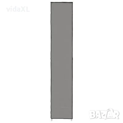 vidaXL Шкаф за обувки, сив, 60x30x166 см, плат(SKU:337259), снимка 4 - Шкафове - 49409630