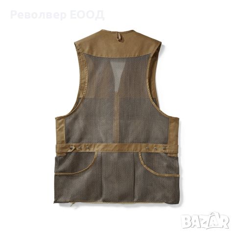 Ловен елек Filson - Light Shooting Vest, в цвят Dark Tan, снимка 2 - Екипировка - 45279546