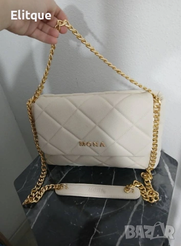 чанта MONA ➡️34cm⬆️24cm, снимка 3 - Чанти - 53217056