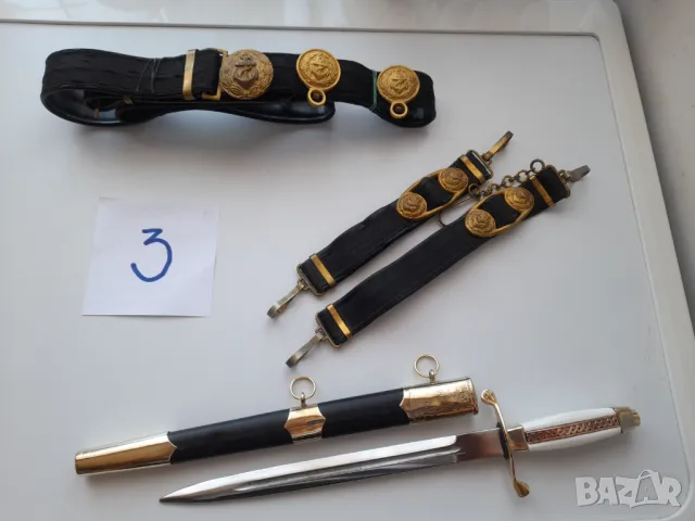 Кортик на Военноморския флот 3 обр.1951г., снимка 8 - Колекции - 49114186