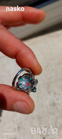 Бароков пръстен, снимка 3 - Антикварни и старинни предмети - 46407603