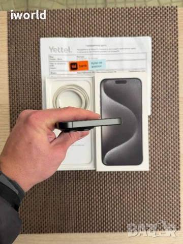 36м гаранция❗️ iPhone 15 Pro MAX ❗️Лизинг от 50лв/м ❗️BLACK Titanium❗️, снимка 10 - Apple iPhone - 52708767