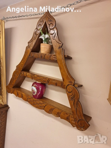 Етажерки, рафт, стойка за стена дъб , снимка 3 - Етажерки - 53772472