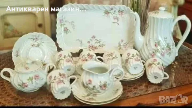 Колекционерски сервиз за кафе  - модел - TORSE PINK FLOWERS  от HAVILAND Limoges. , снимка 9 - Сервизи - 49983192
