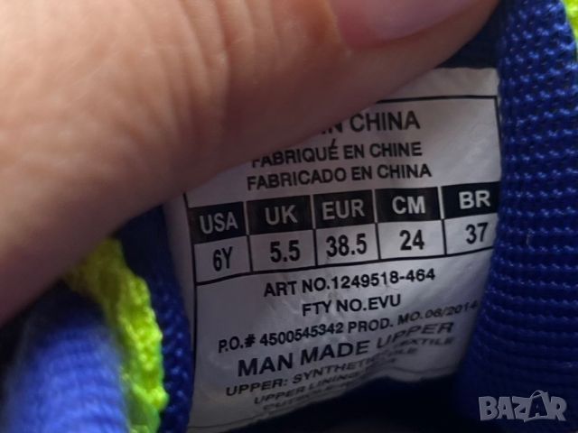 Under Armour Grade School Micro G Engage Running -- номер 38.5, снимка 6 - Маратонки - 46663408