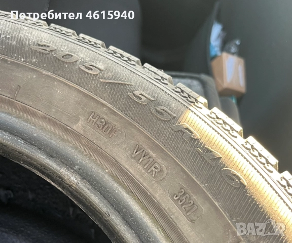 205 55 16  2бр. зимни DEBICA FRIGO 2 DOT 3521 С ГРАЙФЕР над 7мм , снимка 5 - Гуми и джанти - 52820411
