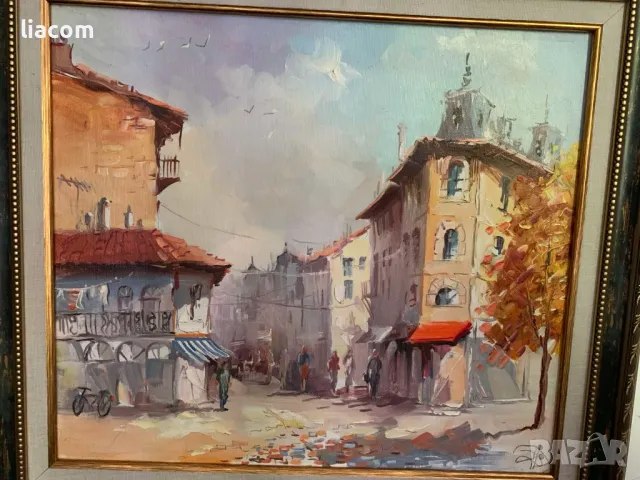 Димитър Петков масло/платно, снимка 2 - Картини - 50131531