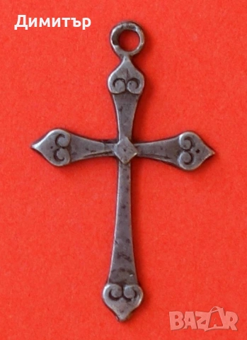 Сребърен синджир/кръстче сребърно, снимка 2 - Колиета, медальони, синджири - 53925340