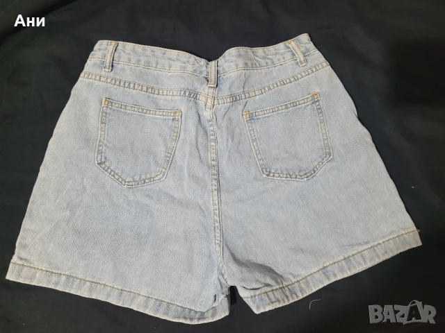 Къси дънкови панталонки-L размер, снимка 3 - Къси панталони и бермуди - 50954993