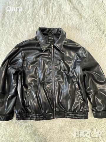 Кожено яке , снимка 3 - Якета - 53695136