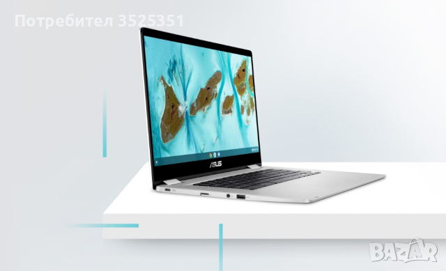 НОВ Лаптоп/Laptop - ASUS Chromebook с гаранция, 10ч. батерия., снимка 6 - Лаптопи за работа - 44952738