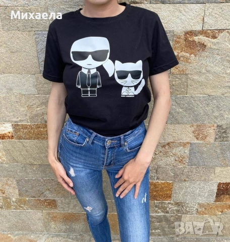 Дамски памучни тениски - 27 лв., снимка 3 - Тениски - 52656308