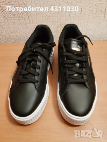 Нови черни маратонки PUMA 41 номер, снимка 2 - Маратонки - 53380531