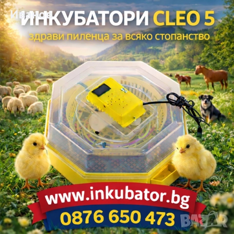 ИНКУБАТОРИ Клео 5, директен вносител, ТОП цени!