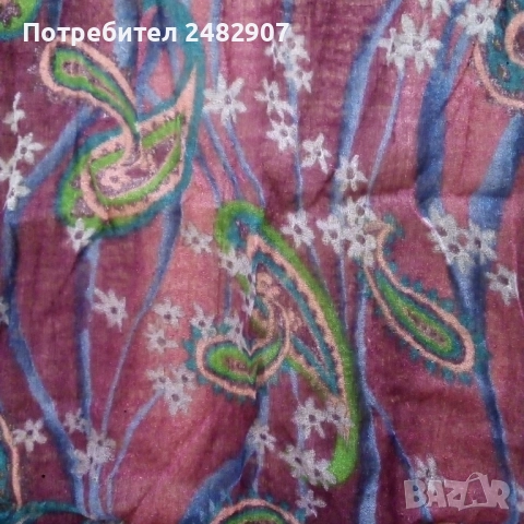 Дамски шал с ресни , снимка 4 - Шалове - 52272514