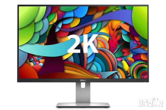 Професионален монитор 27" Dell UltraSharp U2715Hc 2К IPS, снимка 1 - Монитори - 37028554