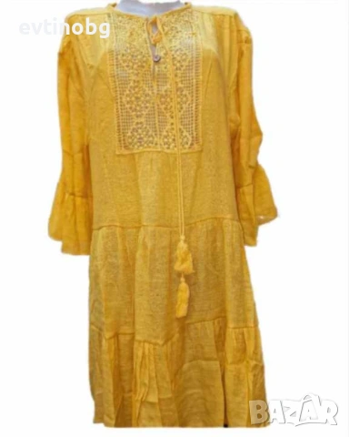 Свежарска плажна туника с пискюли, снимка 3 - Туники - 54132702