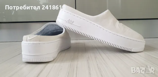 Nike Air Force White UK 7 US 9.5 Size 41 /26.5см НОВО! ОРИГИНАЛ! Дамски Чехли- ест кожа., снимка 5 - Чехли - 50047949