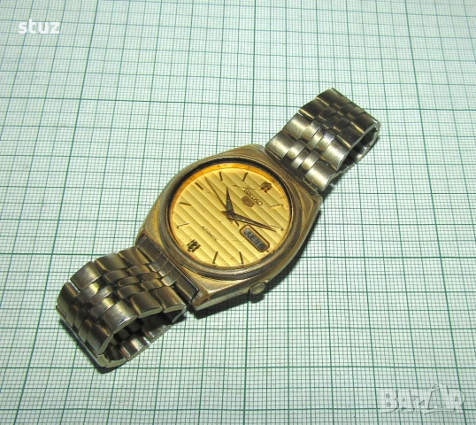 Мъжки часовник Сейко, самонавиващ, снимка 2 - Антикварни и старинни предмети - 54167521