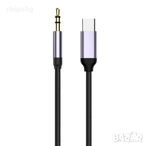 Кабел DeTech, USB-C – 3.5mm, снимка 1 - Кабели и адаптери - 47568018