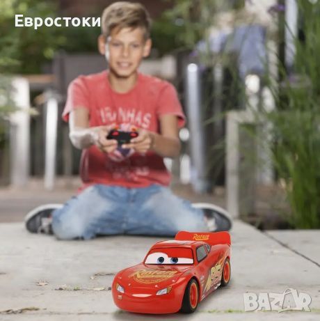 Радиоуправляема кола Jada RC Turbo Racer Lightening McQueen, снимка 2 - Коли, камиони, мотори, писти - 45935624