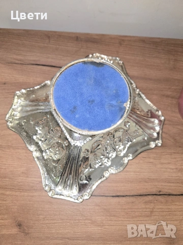 Ваза и посребрена фруктиера общо 5 евро, снимка 5 - Други стоки за дома - 53356997