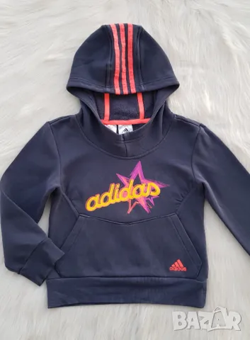 Детски суичър Adidas 5-6 години, снимка 4 - Детски Блузи и туники - 48352270