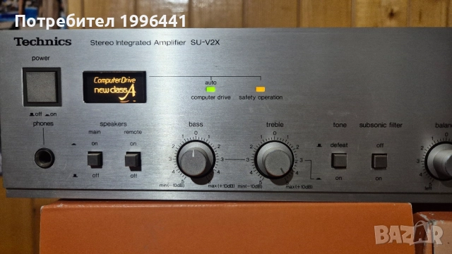 Усилвател Technics SU- V2X, снимка 2 - Ресийвъри, усилватели, смесителни пултове - 52368745