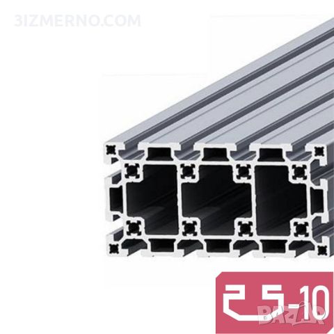 УСИЛЕН Конструктивен алуминиев профил 90х180 слот 10 Т-Образен