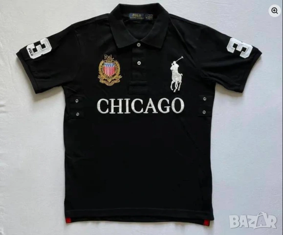 тениска / блуза с къс ръкав е Polo Ralph Lauren "Chicago" Big Pony размер М 
