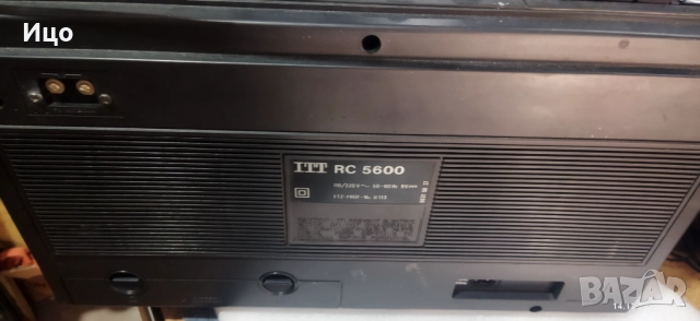 ITT RC 5600 радиокасетофон., снимка 14 - Радиокасетофони, транзистори - 52417014