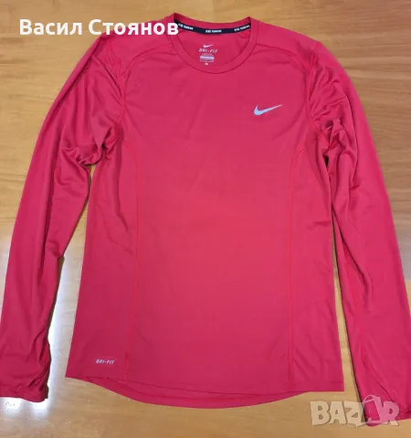 Nike Running - блуза с дълъг ръкав - размер S, снимка 1 - Блузи - 47306094