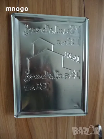 Метална Табела Karlsberg bier бира немска пивоварна пиво, снимка 3 - Рекламни табели - 46985753